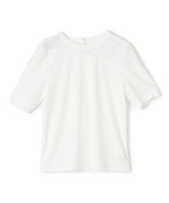 LANVIN COLLECTION / ランバン コレクション カットソー | トリアセテートドライポンチカットソー