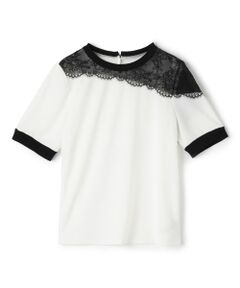 LANVIN COLLECTION / ランバン コレクション カットソー | トリアセテートドライポンチカットソー