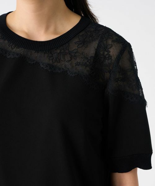 LANVIN COLLECTION / ランバン コレクション カットソー | トリアセテートドライポンチカットソー | 詳細7