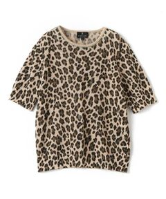 LANVIN COLLECTION / ランバン コレクション ニット・セーター | レオパードニットトップス