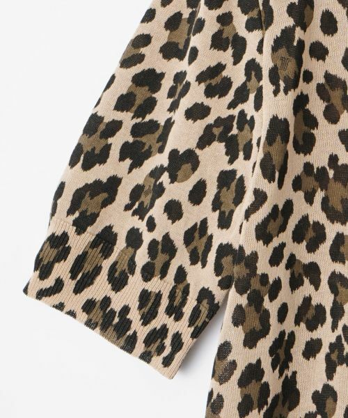 LANVIN COLLECTION / ランバン コレクション ニット・セーター | レオパードニットトップス | 詳細4