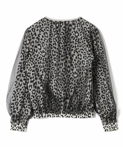 LANVIN COLLECTION / ランバン コレクション ニット・セーター | チュール被せカーディガン | 詳細2