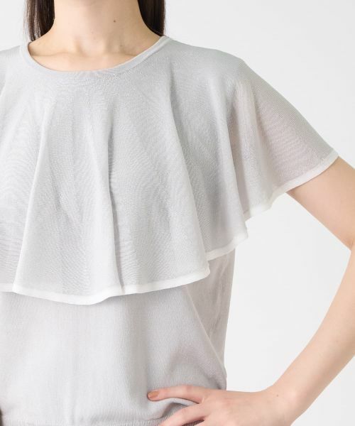 LANVIN COLLECTION / ランバン コレクション ニット・セーター | ドレープデザインニット | 詳細12