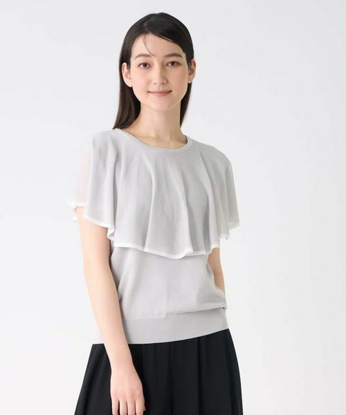 LANVIN COLLECTION / ランバン コレクション ニット・セーター | ドレープデザインニット | 詳細8