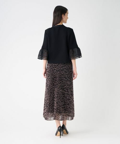 LANVIN COLLECTION / ランバン コレクション テーラードジャケット | ミラノリブニットジャケット | 詳細4