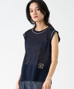 LANVIN COLLECTION / ランバン コレクション ニット・セーター | ノースリーブシアーニット