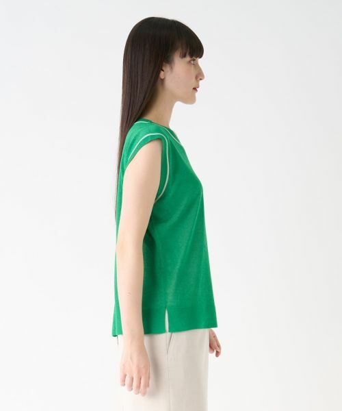 LANVIN COLLECTION / ランバン コレクション ニット・セーター | ノースリーブシアーニット | 詳細11