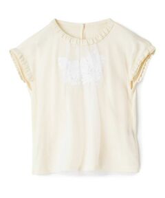 LANVIN COLLECTION / ランバン コレクション ニット・セーター | フラワーモチーフチュールニット