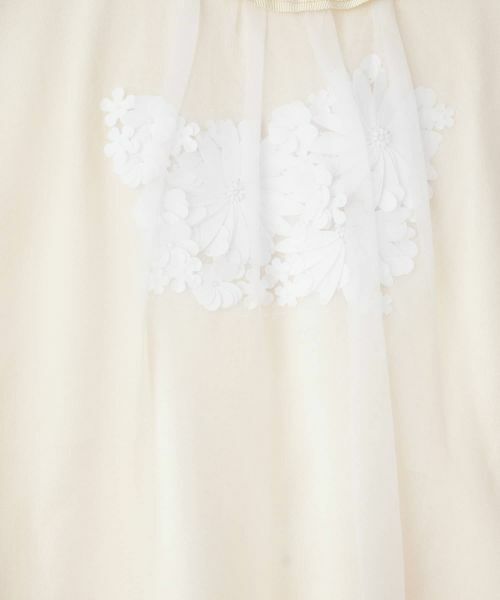 LANVIN COLLECTION / ランバン コレクション ニット・セーター | フラワーモチーフチュールニット | 詳細3