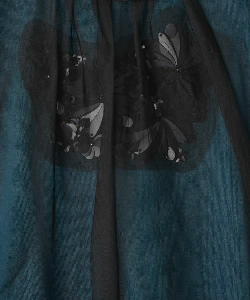 LANVIN COLLECTION / ランバン コレクション ニット・セーター | フラワーモチーフチュールニット | 詳細4