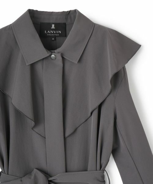 LANVIN COLLECTION / ランバン コレクション ドレス | ラッフルコートワンピース | 詳細2