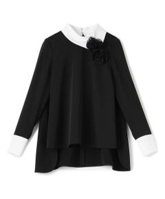 LANVIN COLLECTION / ランバン コレクション シャツ・ブラウス | 2wayコサージュ付ブラウス