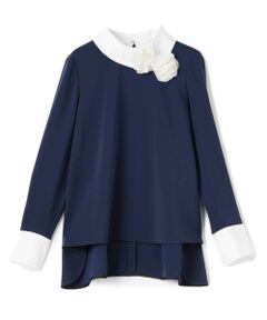 LANVIN COLLECTION / ランバン コレクション シャツ・ブラウス | 2wayコサージュ付ブラウス