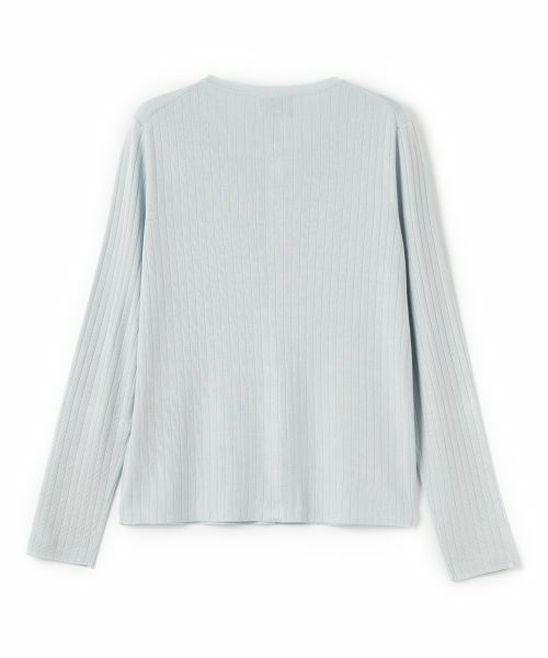 LANVIN COLLECTION / ランバン コレクション ニット・セーター | リブデザインカーディガン | 詳細1