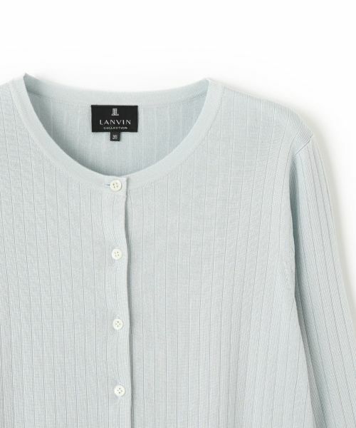 LANVIN COLLECTION / ランバン コレクション ニット・セーター | リブデザインカーディガン | 詳細2