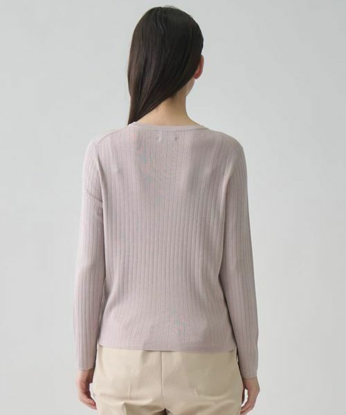 LANVIN COLLECTION / ランバン コレクション ニット・セーター | リブデザインカーディガン | 詳細7