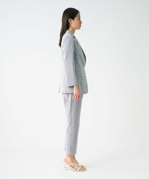 LANVIN COLLECTION / ランバン コレクション テーラードジャケット | サッカーストライプジャケット | 詳細11