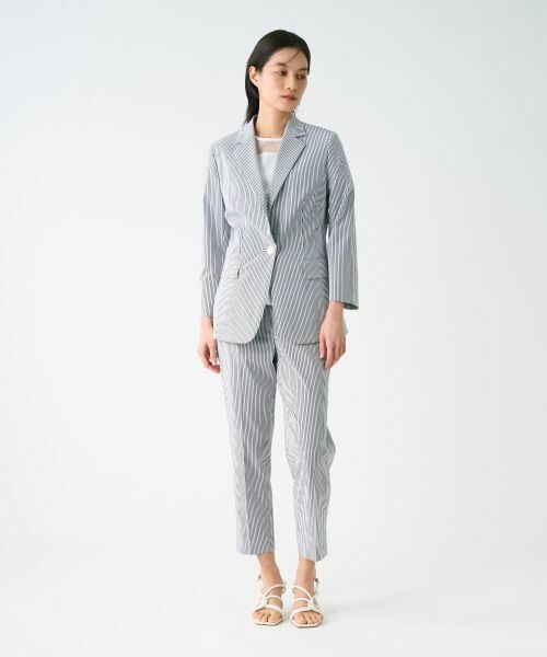 LANVIN COLLECTION / ランバン コレクション テーラードジャケット | サッカーストライプジャケット | 詳細7