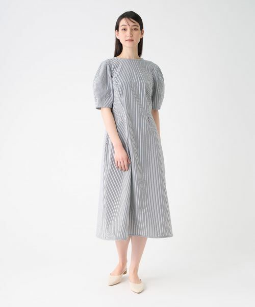 LANVIN COLLECTION / ランバン コレクション ドレス | サッカーストライプドレス | 詳細6