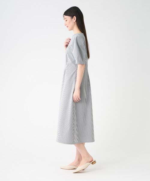 LANVIN COLLECTION / ランバン コレクション ドレス | サッカーストライプドレス | 詳細7