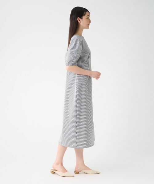 LANVIN COLLECTION / ランバン コレクション ドレス | サッカーストライプドレス | 詳細9