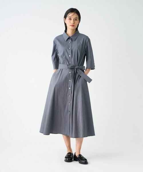 LANVIN COLLECTION / ランバン コレクション ドレス | ハイカウントタイプライタードレス | 詳細10