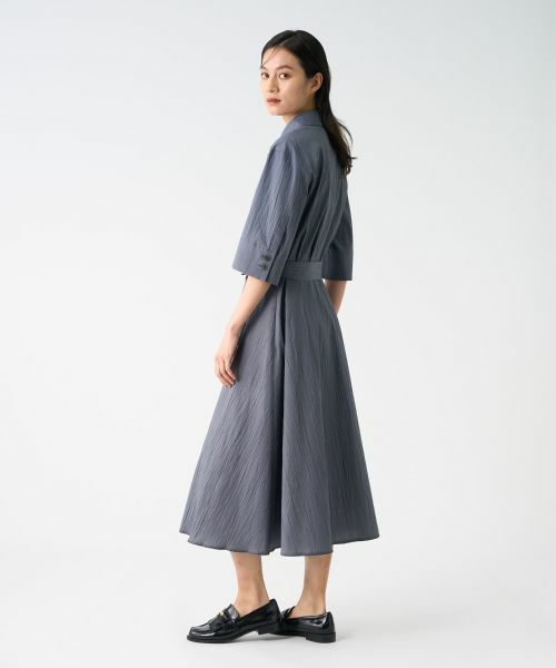 LANVIN COLLECTION / ランバン コレクション ドレス | ハイカウントタイプライタードレス | 詳細12