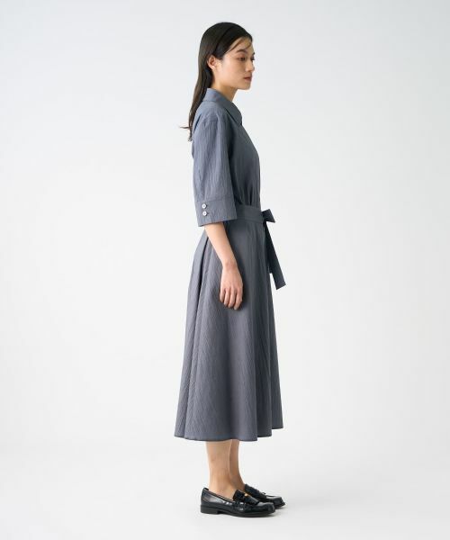 LANVIN COLLECTION / ランバン コレクション ドレス | ハイカウントタイプライタードレス | 詳細15