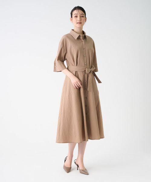 LANVIN COLLECTION / ランバン コレクション ドレス | ハイカウントタイプライタードレス | 詳細7