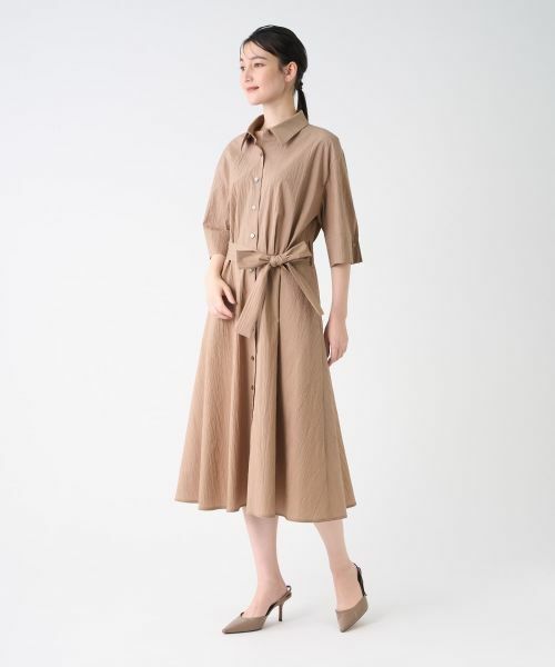 LANVIN COLLECTION / ランバン コレクション ドレス | ハイカウントタイプライタードレス | 詳細8