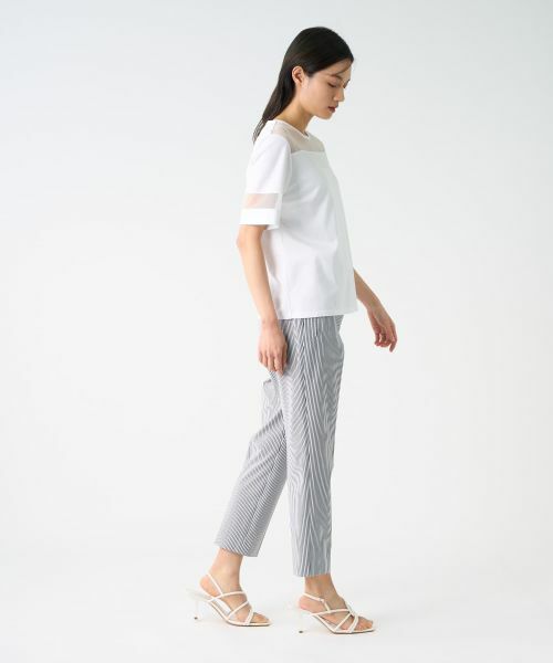 LANVIN COLLECTION / ランバン コレクション その他パンツ | サッカーストライプパンツ | 詳細10