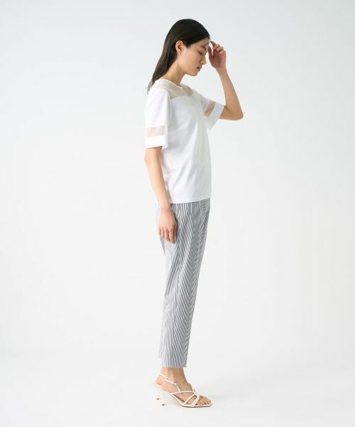 LANVIN COLLECTION / ランバン コレクション その他パンツ | サッカーストライプパンツ | 詳細11