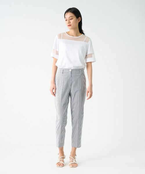 LANVIN COLLECTION / ランバン コレクション その他パンツ | サッカーストライプパンツ | 詳細12