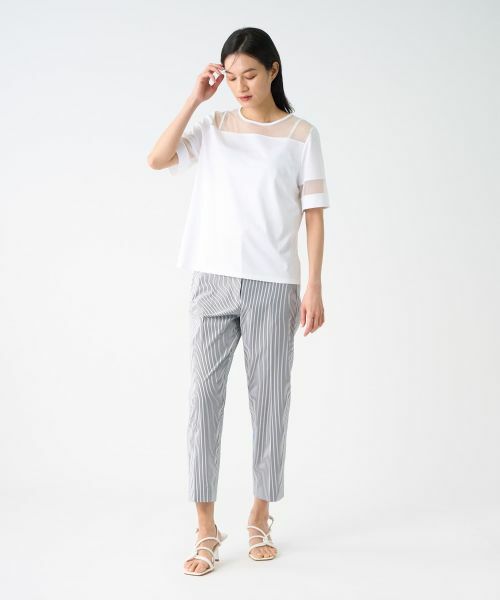 LANVIN COLLECTION / ランバン コレクション その他パンツ | サッカーストライプパンツ | 詳細6