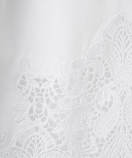 LANVIN COLLECTION / ランバン コレクション その他パンツ | コットンブロードパンツ | 詳細1