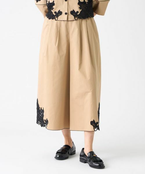 LANVIN COLLECTION / ランバン コレクション その他パンツ | コットンブロードパンツ | 詳細6