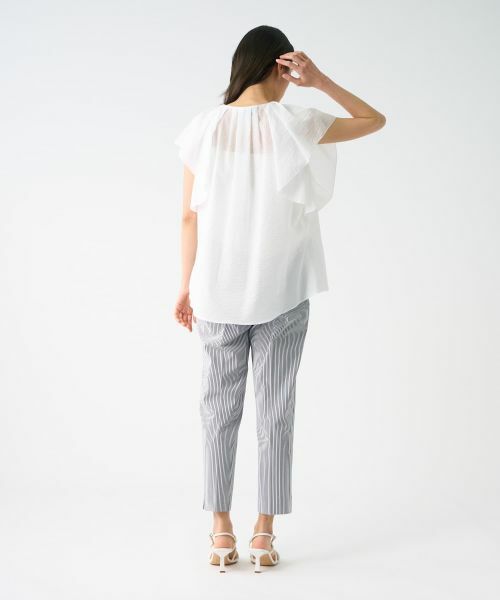 LANVIN COLLECTION / ランバン コレクション シャツ・ブラウス | ラッフルスリーブブラウス | 詳細12