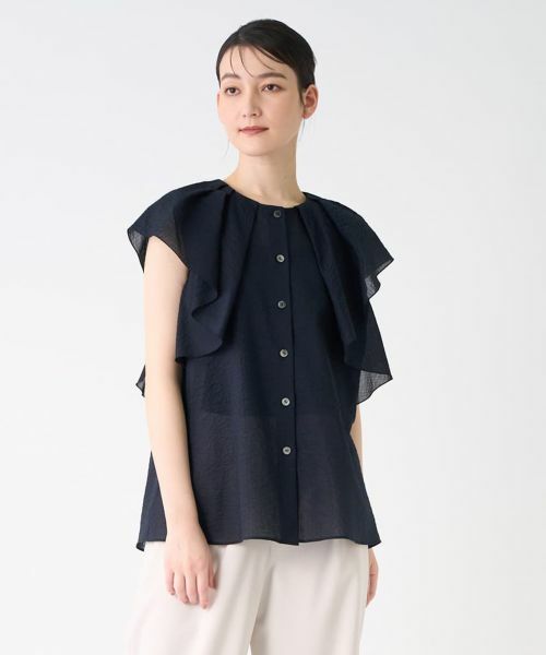 LANVIN COLLECTION / ランバン コレクション シャツ・ブラウス | ラッフルスリーブブラウス | 詳細5