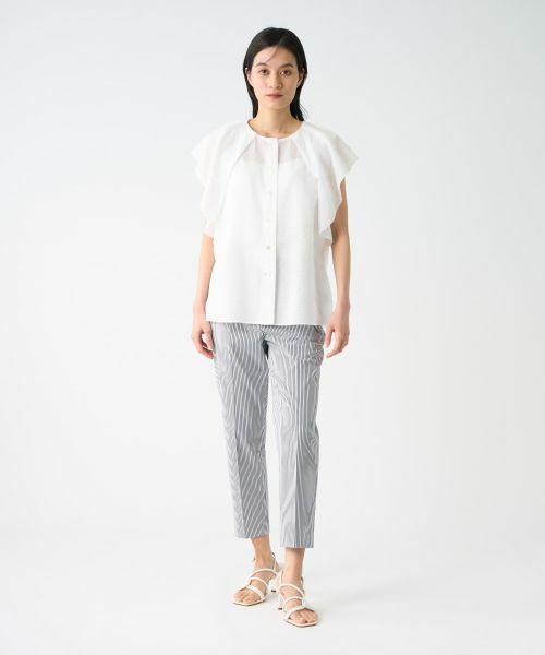 LANVIN COLLECTION / ランバン コレクション シャツ・ブラウス | ラッフルスリーブブラウス | 詳細7