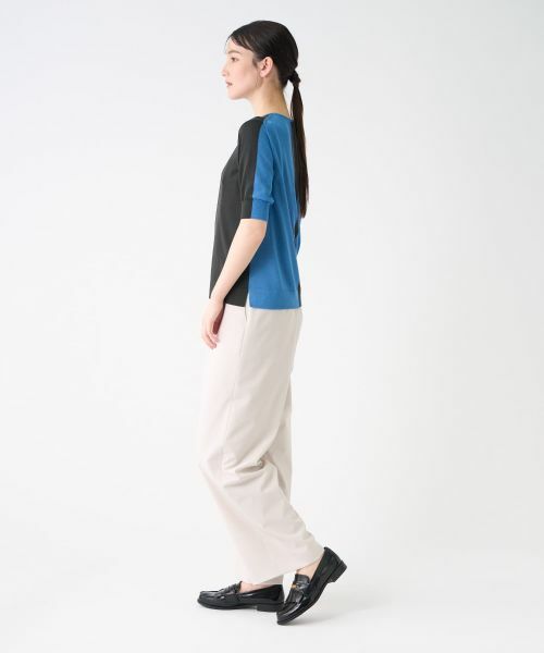 LANVIN COLLECTION / ランバン コレクション ニット・セーター | インターシャドレープニット | 詳細10