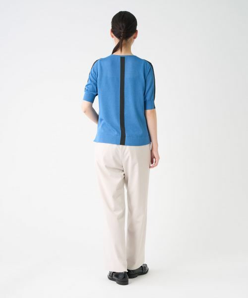 LANVIN COLLECTION / ランバン コレクション ニット・セーター | インターシャドレープニット | 詳細11