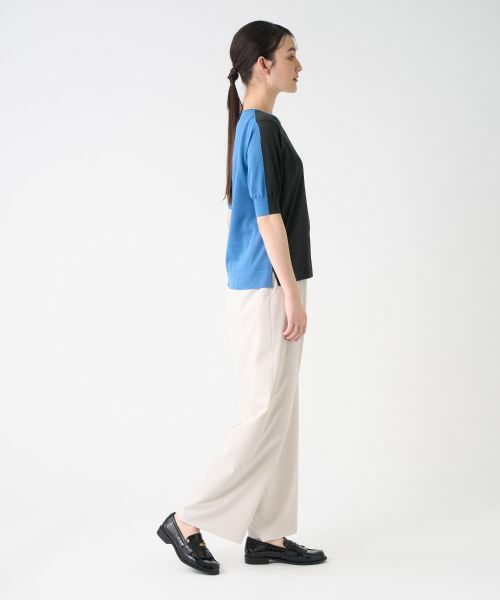 LANVIN COLLECTION / ランバン コレクション ニット・セーター | インターシャドレープニット | 詳細12