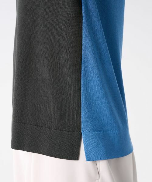 LANVIN COLLECTION / ランバン コレクション ニット・セーター | インターシャドレープニット | 詳細14