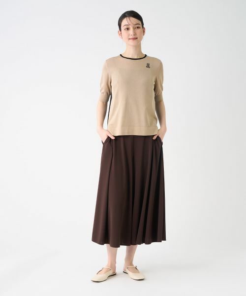 LANVIN COLLECTION / ランバン コレクション ニット・セーター | インターシャドレープニット | 詳細15