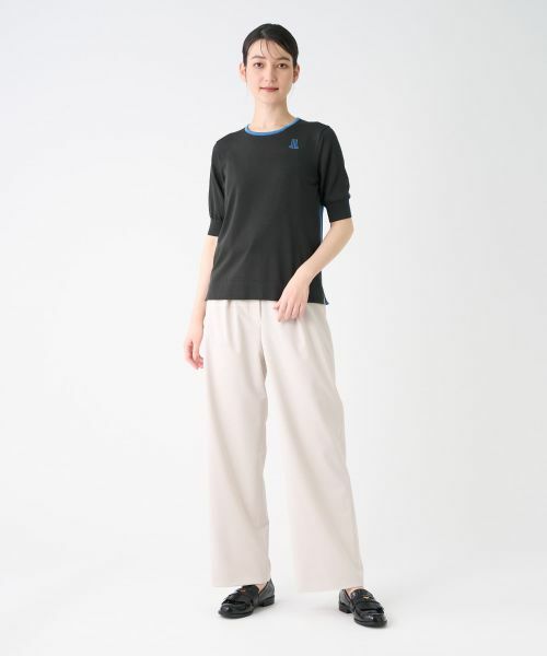 LANVIN COLLECTION / ランバン コレクション ニット・セーター | インターシャドレープニット | 詳細8