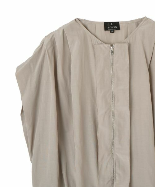 LANVIN COLLECTION / ランバン コレクション テーラードジャケット | フレンチスリーブタックブルゾン | 詳細17