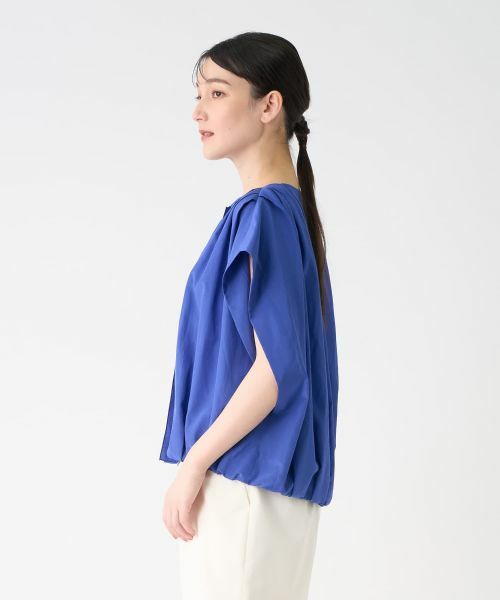 LANVIN COLLECTION / ランバン コレクション テーラードジャケット | フレンチスリーブタックブルゾン | 詳細2