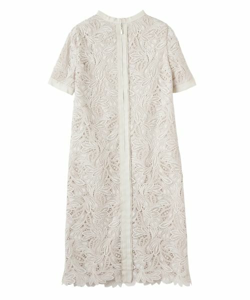 LANVIN COLLECTION / ランバン コレクション ドレス | エンブロイダリーフェザーレースワンピース | 詳細13