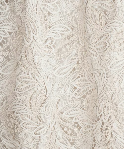 LANVIN COLLECTION / ランバン コレクション ドレス | エンブロイダリーフェザーレースワンピース | 詳細15