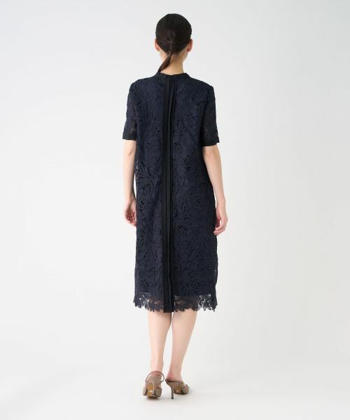 LANVIN COLLECTION / ランバン コレクション ドレス | エンブロイダリーフェザーレースワンピース | 詳細3